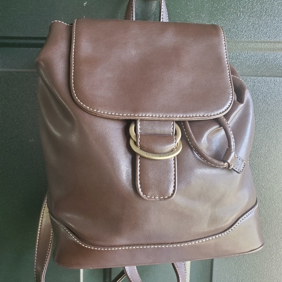 NEW Brown Soft Leather Backpack - Picture 3 of 7